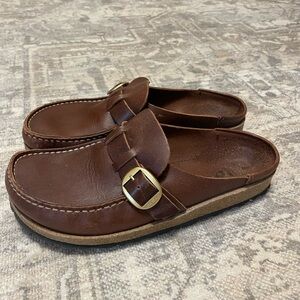 Women’s sz 39 Birkenstock Buckley oiled Brown Leather